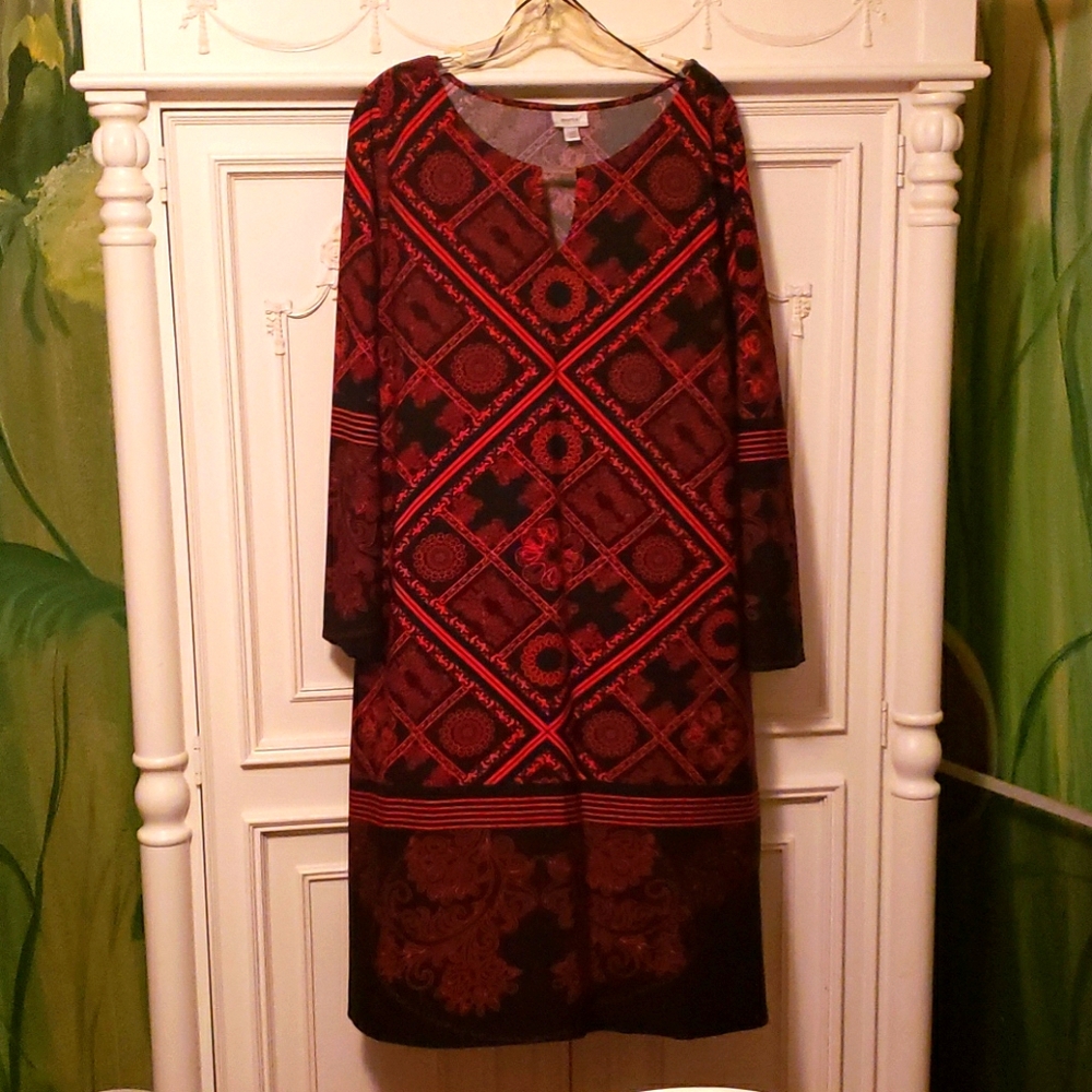 Gorgeous Black and Red Dress